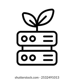 Take this amazing icon of growing data, ready for premium use