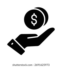 Tome sus manos en este increíble icono de contorno plano de pago