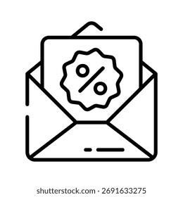 Tome sus manos en este increíble icono de correo de descuento en estilo de moda