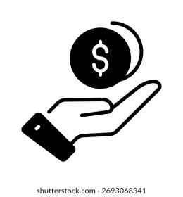 Take your hands on this amazing flat outline icon of payment