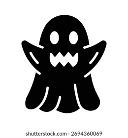 Take your hands on this creative icon of ghost in modern style