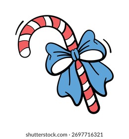 Tome sus manos en este increíble icono de doodle de bastón de caramelo