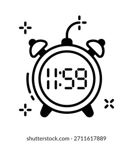 Tome sus manos en este increíble icono de estilo glifo de la bomba de Navidad