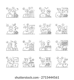 Tome sus manos en este creativamente elaborado manejo de dinero ilustraciones dibujadas a mano