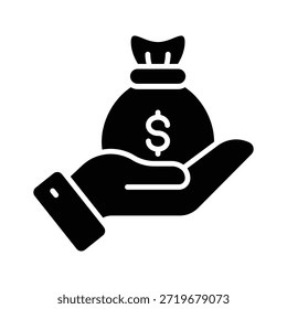 Tome sus manos en este increíble icono de inversión en estilo glifo