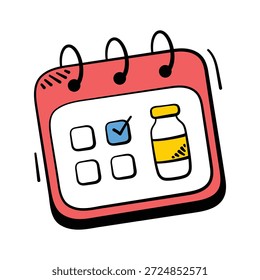 Take your hands on this amazing icon of vaccine schedule, ready to use