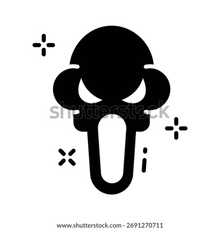 Take your hands on this creative icon of ghost in modern style