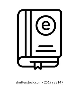Take your hold on this amazing icon of ebook, electronic book vector design