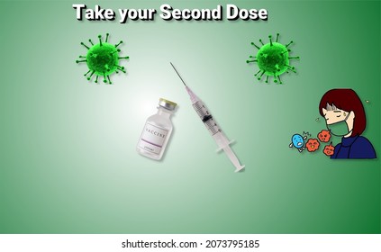 Take Your Second Dose  Covid -19