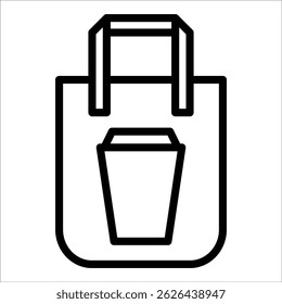 Icon-Element für Entnahmetasche für Design