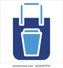 Takeaway Bag Icon Element For Design