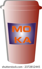 Takeaway coffee in a convenient container