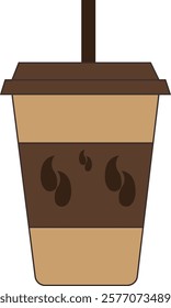 Takeaway Coffee Cup Drink Illustration