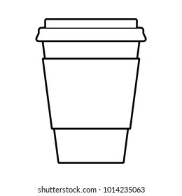 Takeaway Coffee Cup with sleeve