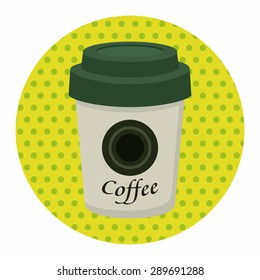 takeaway coffee theme elements