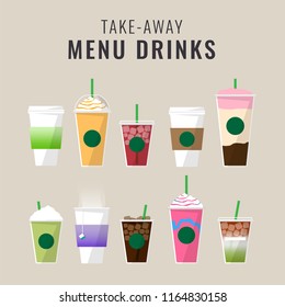 Take-Away Menu Drinks