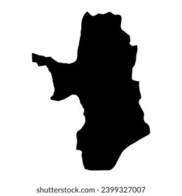 Takeo province map, administrative division of Cambodia. Vector illustration.