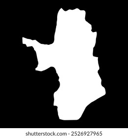 Takeo province map, administrative division of Cambodia. Vector illustration.