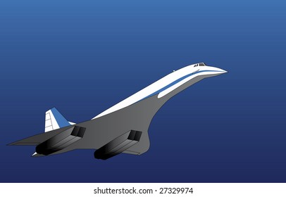 Take-off Of Concorde