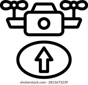 Takeoff Vector Design Icon Style