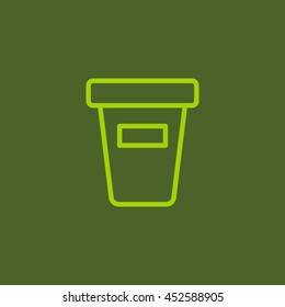  Take-out  drink icon Vector.