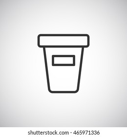  Take-out  drink icon Vector.