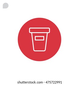  Take-out  drink icon Vector.