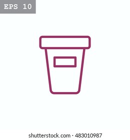  Take-out  drink icon Vector.