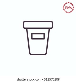 Take-out  drink icon Vector.