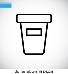  Take-out  drink icon Vector.