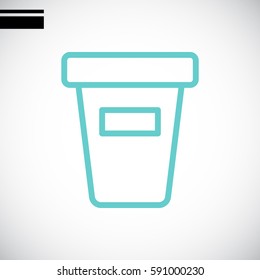  Take-out  drink icon Vector.