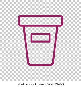 Take-out  drink icon Vector.