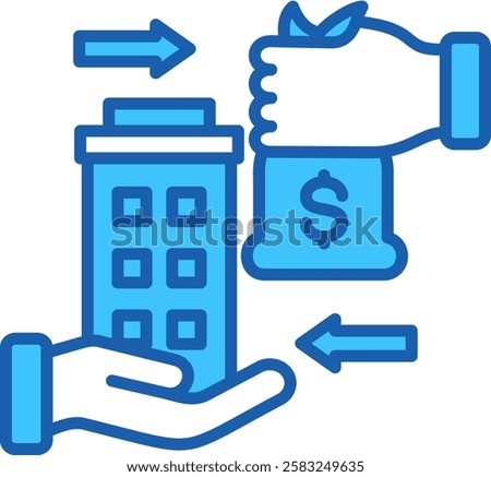 Takeover Icon Element For Design