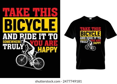 Takes This Bicycle... - Cycling T-Shirt