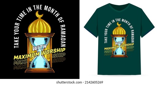 Taking advantage of the time in the month of Ramadan is suitable for screen printing