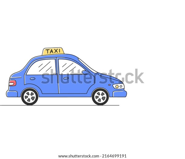 Taking cab via mobile app flat vector
illustration. Guy tracking car route on city map in mobile
application. Transportation, taxi
service