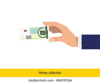 Taking Israeli shekel