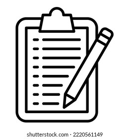 Taking Notes Icon Vector Image. Can Also Be Used For Web Apps, Mobile Apps And Print Media.