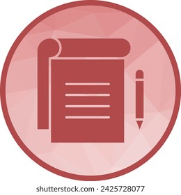 Taking Notes icon vector image. Suitable for mobile application web application and print media.