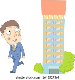 Taking notes on the phone Illustration of business women