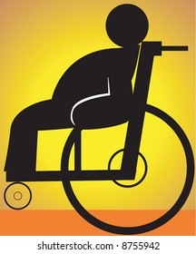  taking a patient to clinic in a wheelchair 	