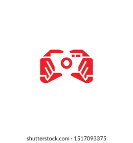 Taking a photo shot logo with creative shape