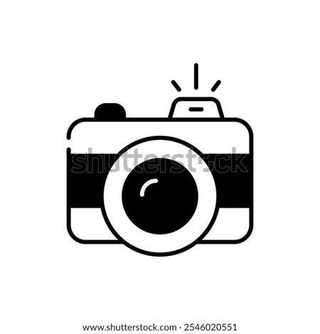 Taking Photos vector icon stock illustration