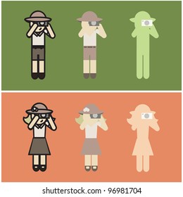 taking a picture