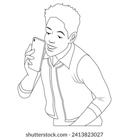 Taking picture with cellphone from another angle.