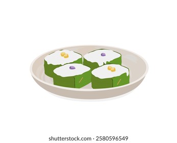 Tako snacks on a white background.
