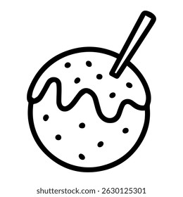 takoyaki icon on white background vector
Vector Japanese food icon