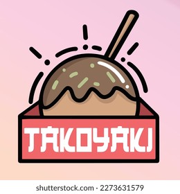 Takoyaki japanese food cute cartoon