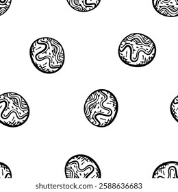 Takoyaki pattern background. takoyaki doodle patern background. doodle takoyaki seamless pattern background.