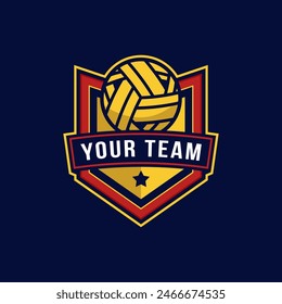 takraw logo badge template. sports logo